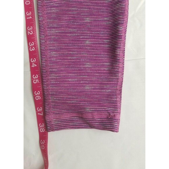 Be Inspired Pink/Black Athletic Performance Quick Dry Tight Fit Leggings Large - Picture 14 of 15